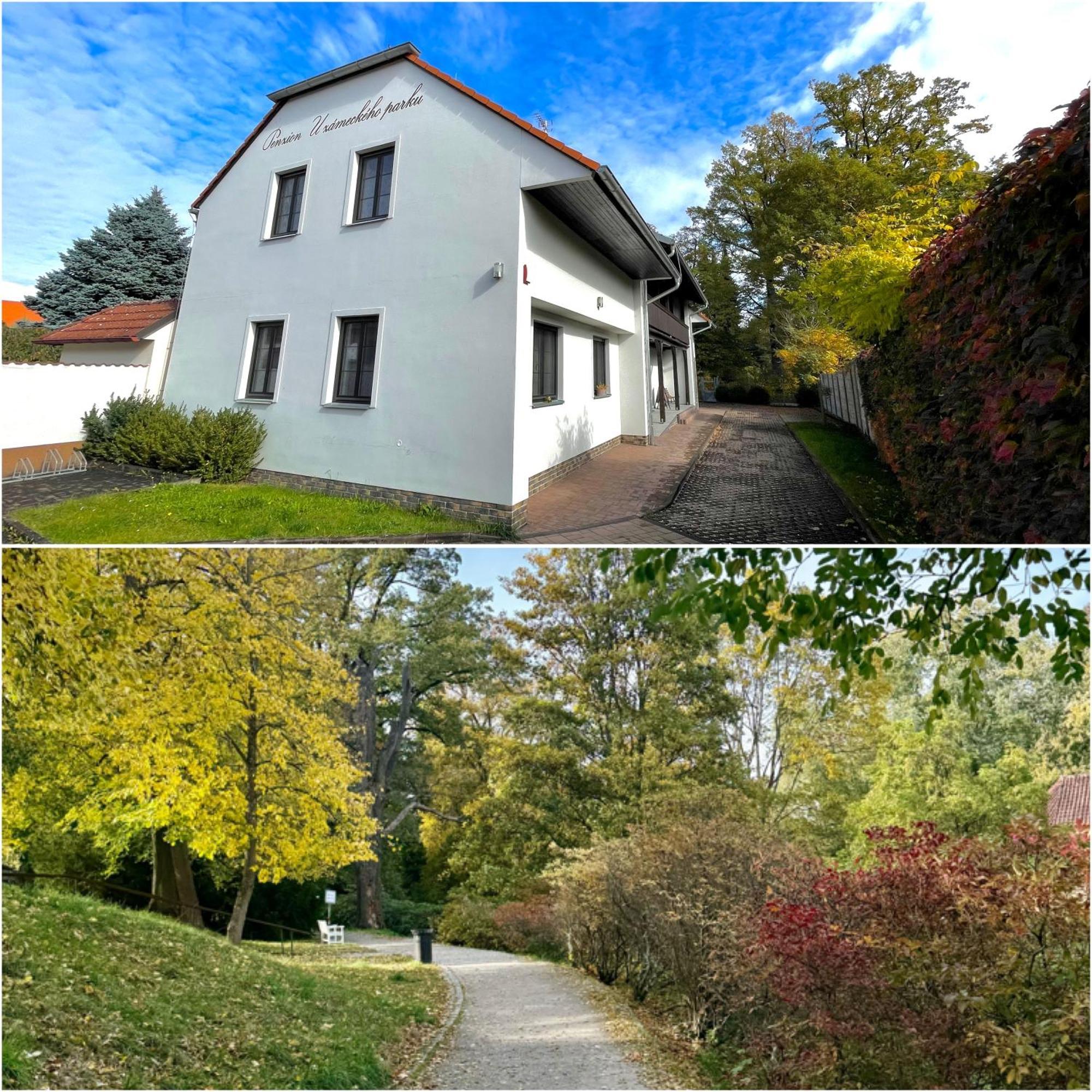 Penzion U Zameckeho Parku Třeboň Exterior foto